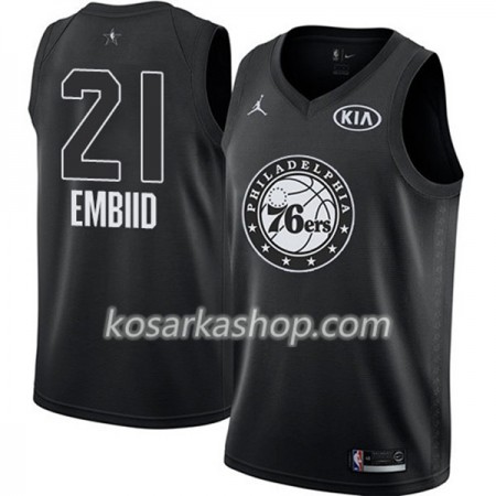 Dres Philadelphia 76ers Joel Embiid 21 2018 All Star Jordan Brand Crna Swingman